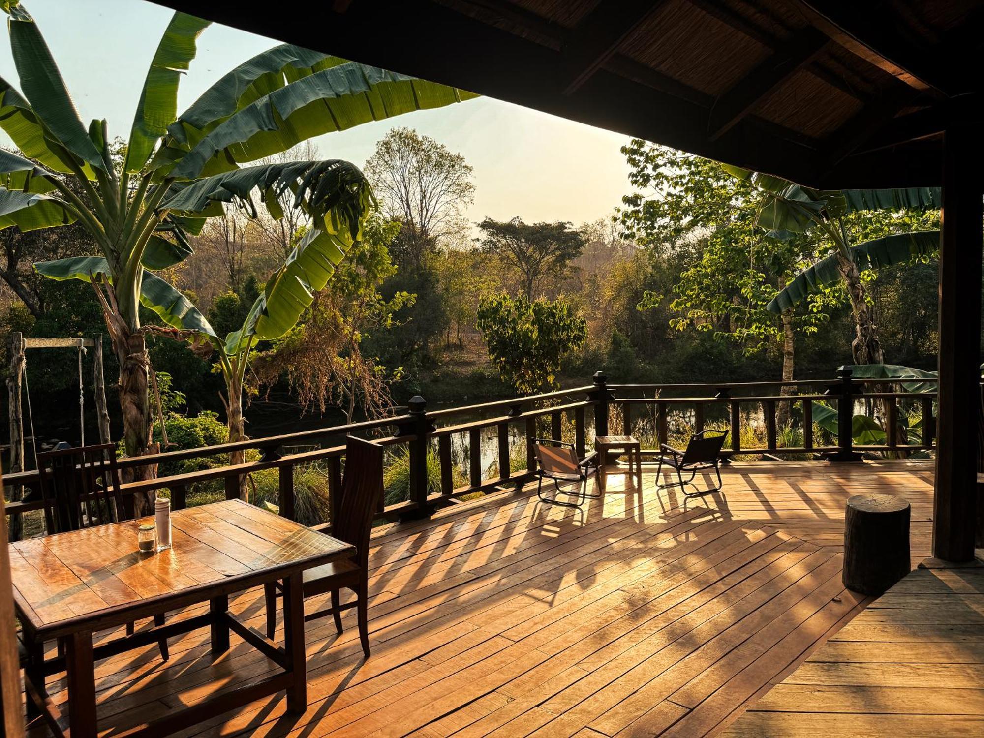 Bolaven Garden Bungalow And Tent - Tad Lo Ban Kiangtat Exterior foto