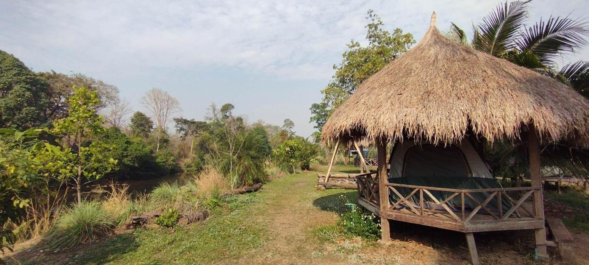 Bolaven Garden Bungalow And Tent - Tad Lo Ban Kiangtat Exterior foto