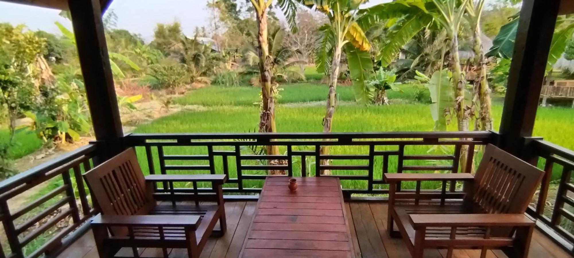 Bolaven Garden Bungalow And Tent - Tad Lo Ban Kiangtat Exterior foto