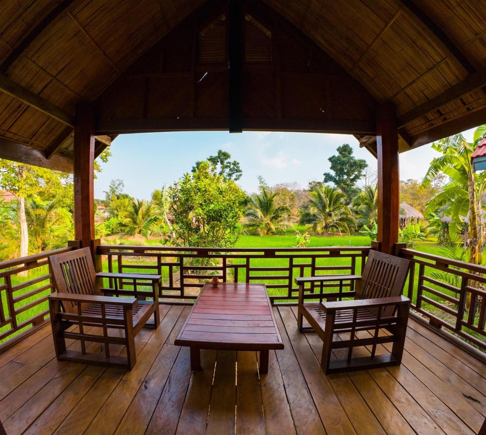Bolaven Garden Bungalow And Tent - Tad Lo Ban Kiangtat Exterior foto